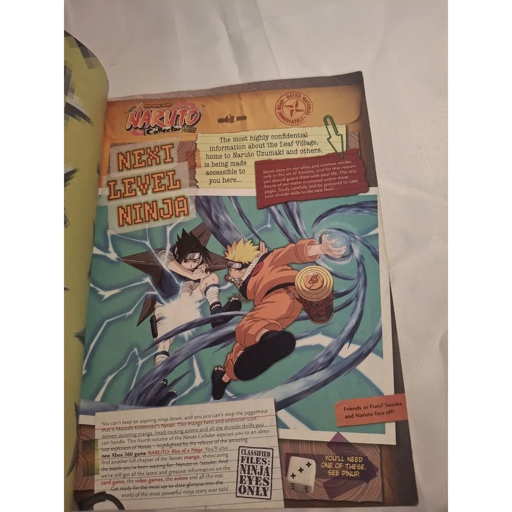 Naruto Collector Magazine Winter 2008/2009 Shonen Jump Comic Issue Anime NO CARD